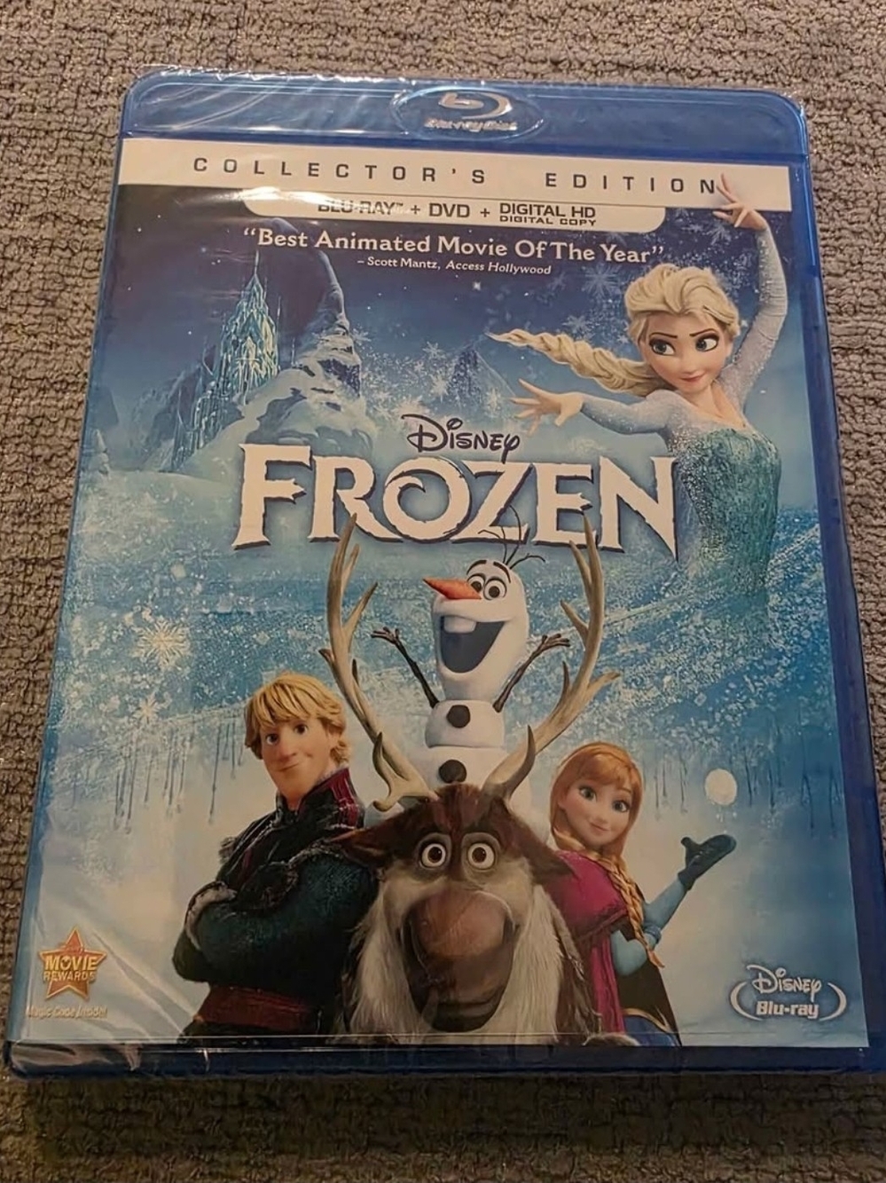 Collector's Edition Disney Frozen Blu-ray, DVD *NEW*